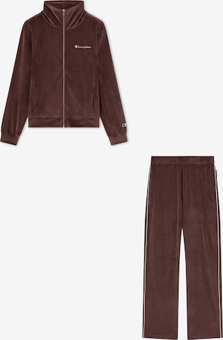 Champion Juoksupuku värissä ruskea: etupuoli