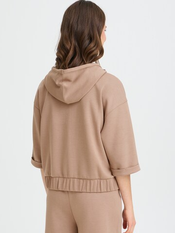 Giacca di felpa 'FRAURORA' di Fransa in marrone