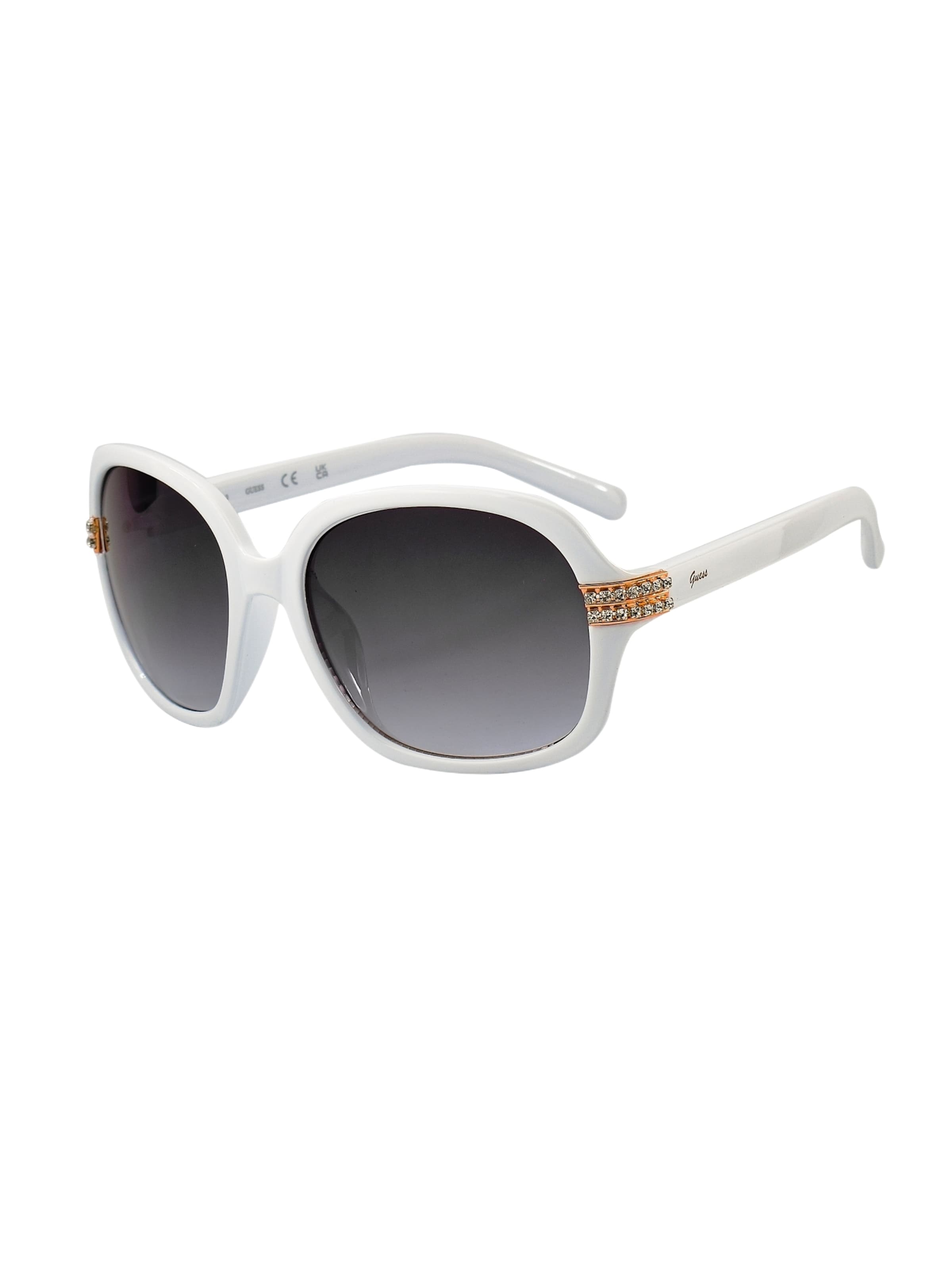 Lunettes de soleil 'Sonnenbrille' GUESS en blanc