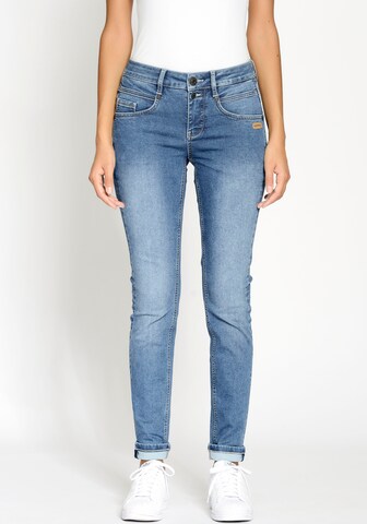 Gang Skinny Jeans in Blau: Vorderseite