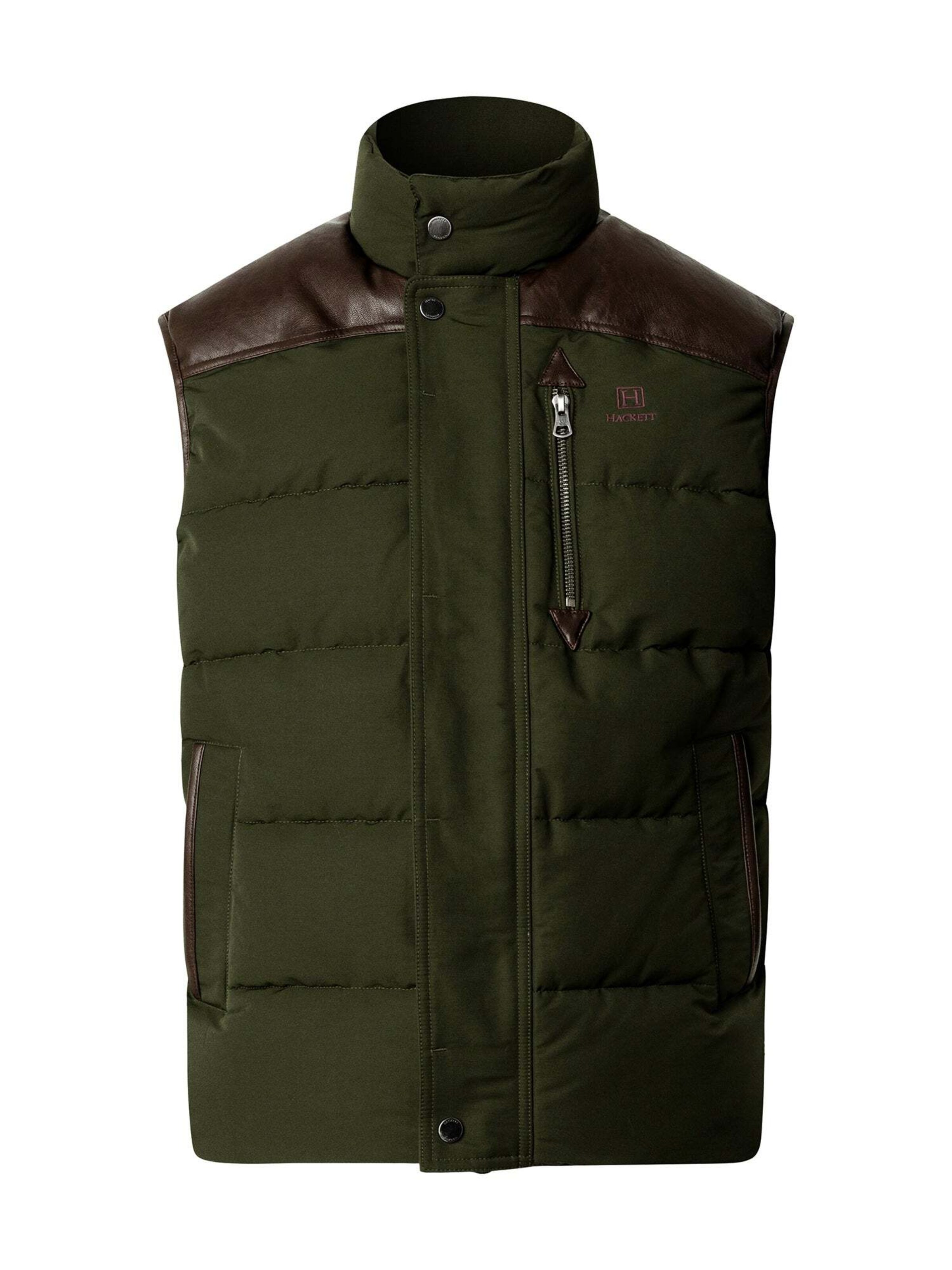 Gilet di Hackett London in verde: frontale