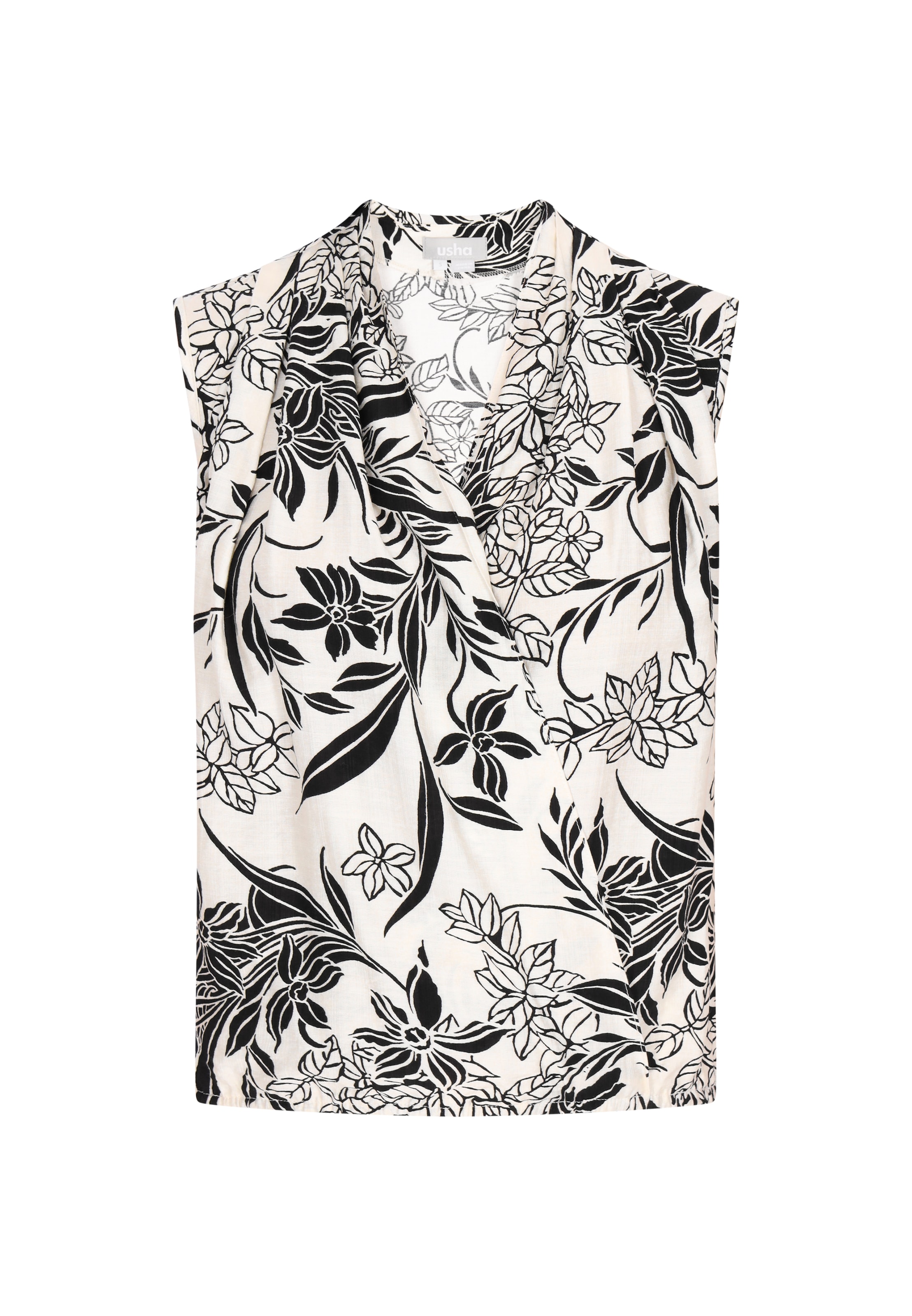 Usha Bluzka &#x27;Fashion Look&#x27; w kolorze biały: przód