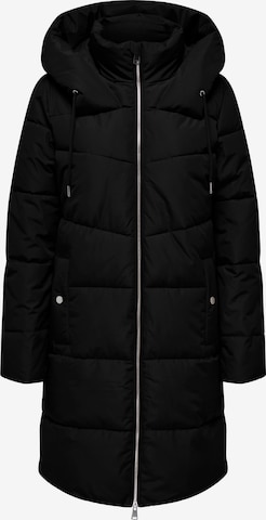 Manteau mi-saison 'TURBO' JDY en noir : devant
