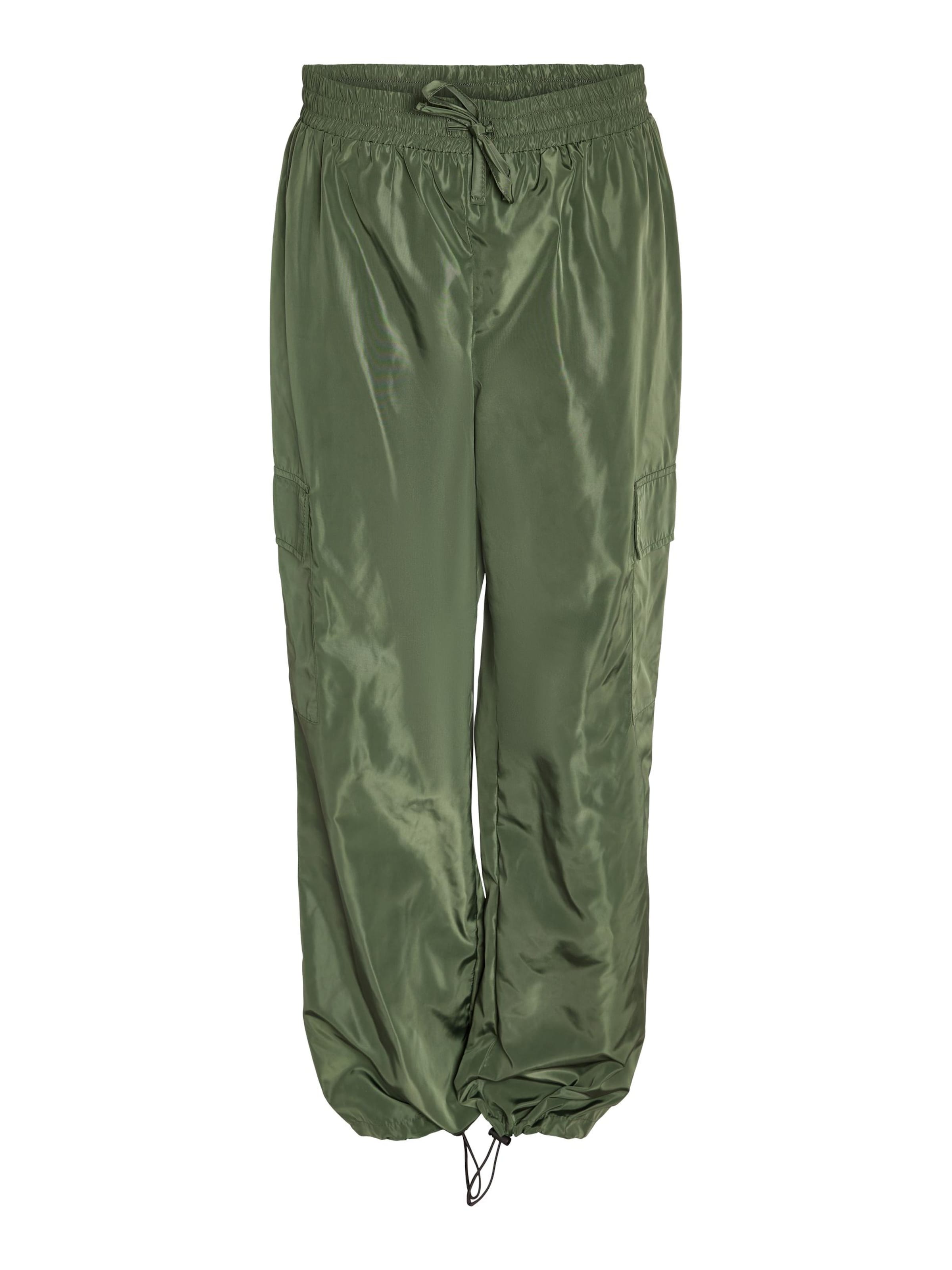 Tapered Pantaloni cu buzunare 'Sky' de la Noisy may pe verde: față