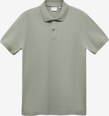 MANGO MAN Shirt 'REA' in Green: front