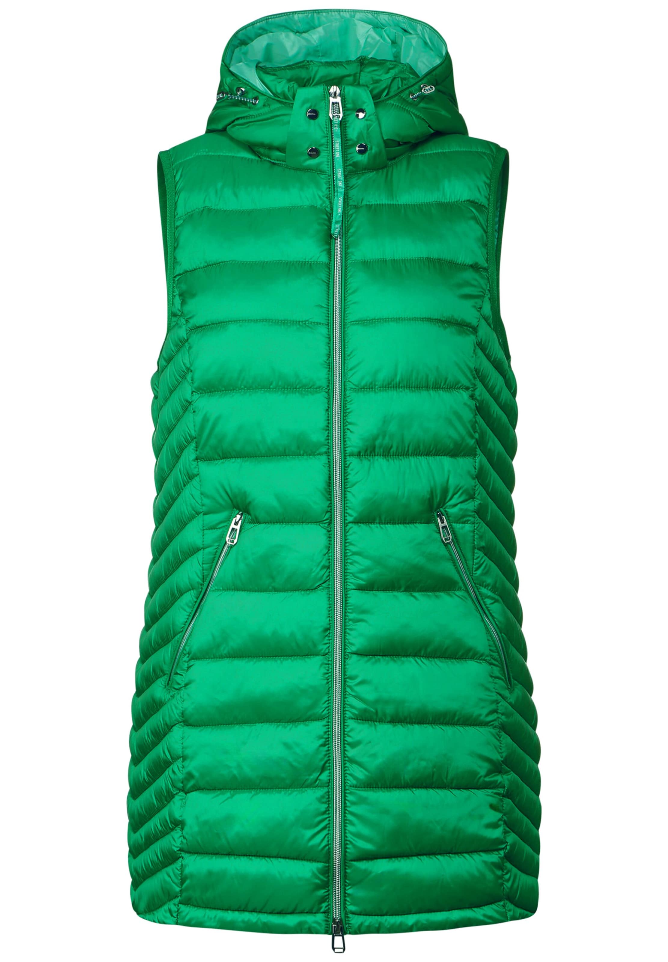 STREET ONE Weste in Grün: Vorderseite