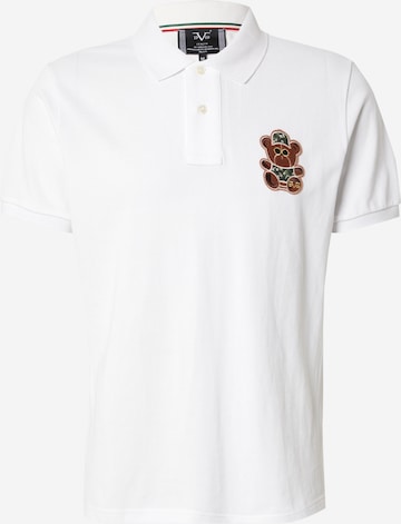 19V69 ITALIAMajica 'Emilio' - bijela boja: prednji dio