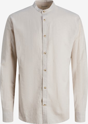 Chemise 'Summer Band' JACK & JONES en beige : devant