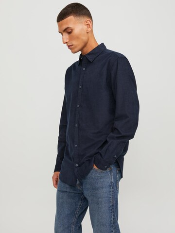 JACK & JONES Slim Fit Hemd in Blau