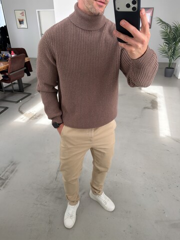 DAN FOX APPAREL Regular Chino Pants 'Adam' in Beige