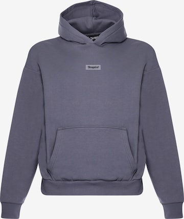 Sweat-shirt Dropsize en gris : devant