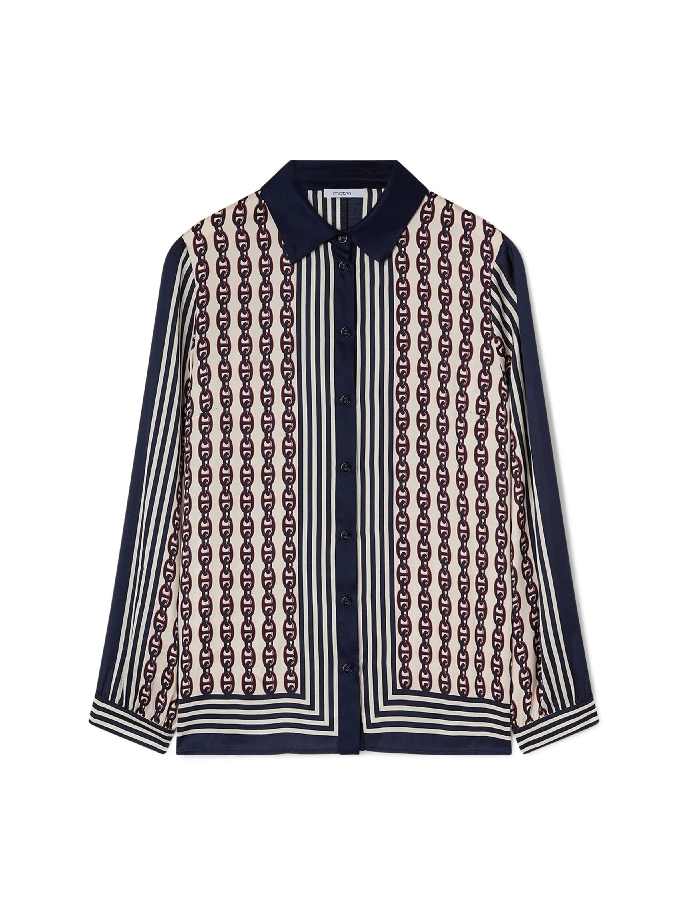 MOTIVI - Blusa en azul: frente