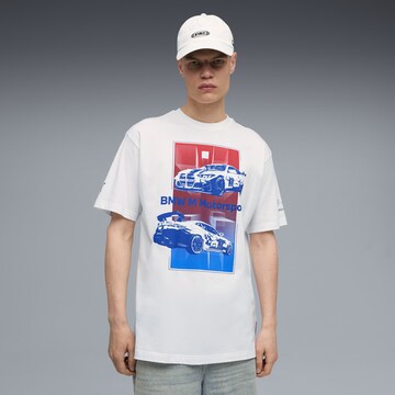 PUMA Performance shirt 'BMW M' in White: front