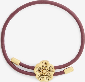 COACH - Pulsera 'Tea Rose' en rojo: frente