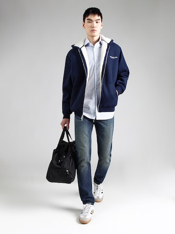 Abercrombie & Fitch Кофта на молнии в Синий