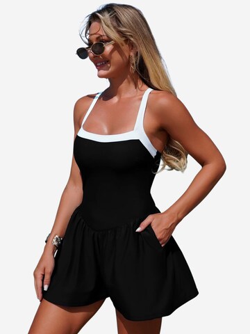 Magicshe Bralette Swimsuit 'Badeanzug mit Taschen' in Black