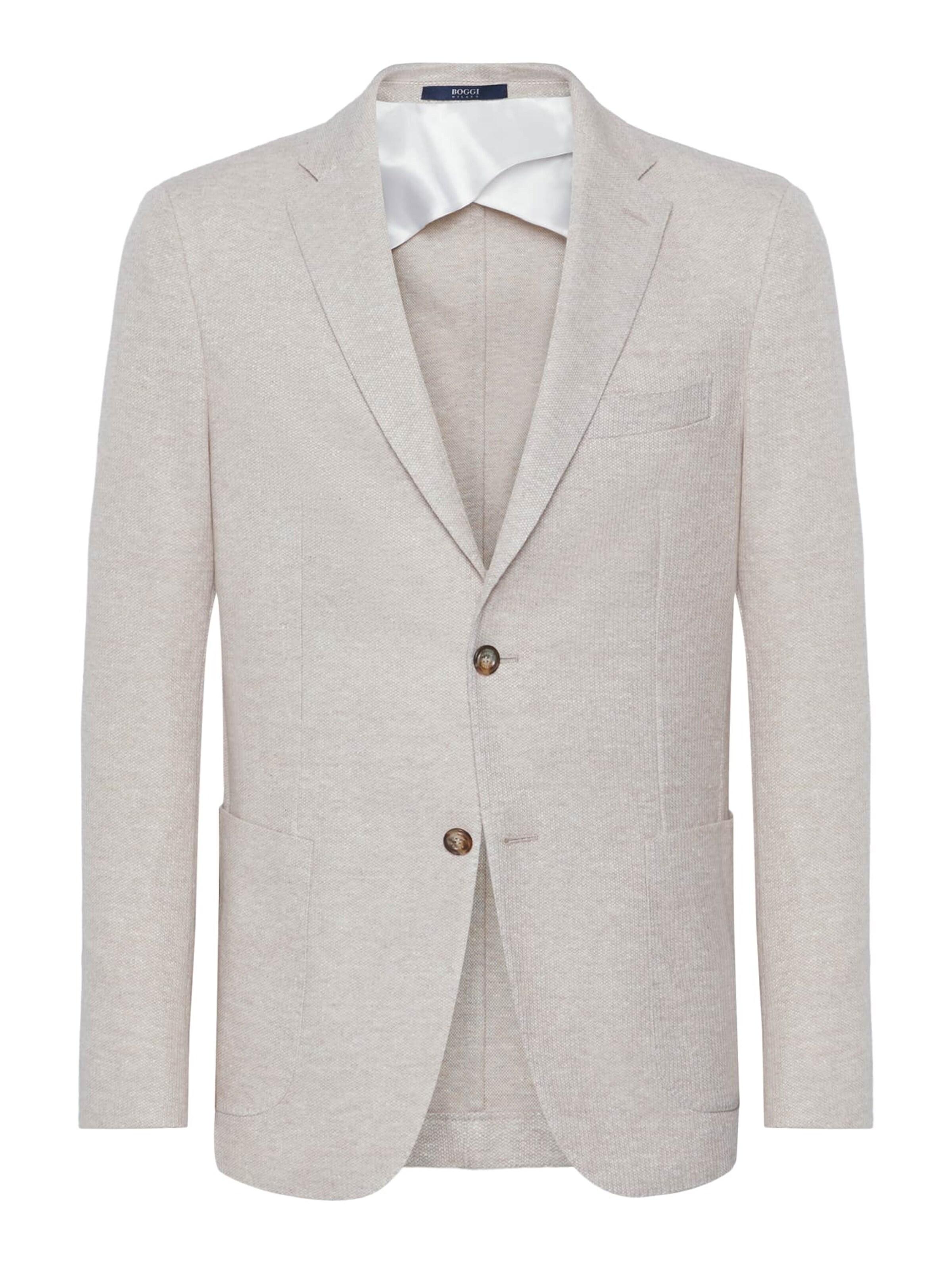 Slim fit Giacca da completo di Boggi Milano in beige: frontale