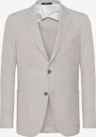 Coupe slim Veste de costume Boggi Milano en beige : devant