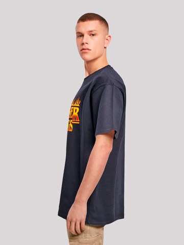 F4NT4STIC Shirt 'Stranger Things Netflix TV Series' in Blue