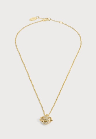 Juicy Couture Řetízek 'Crystal Heart Pendant' – zlatá: přední strana
