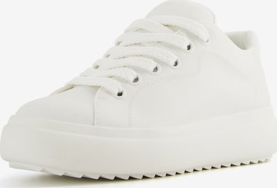 Bershka Låg sneaker i vit, Produktvy