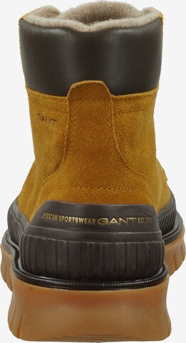 GANT Lace-Up Boots in Yellow