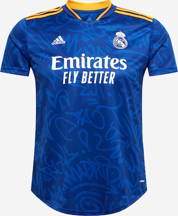 ADIDAS PERFORMANCE Sportshirt 'Real' in Blau: front