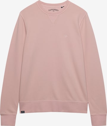 Sweat-shirt 'Essential' Superdry & Co en rose : devant