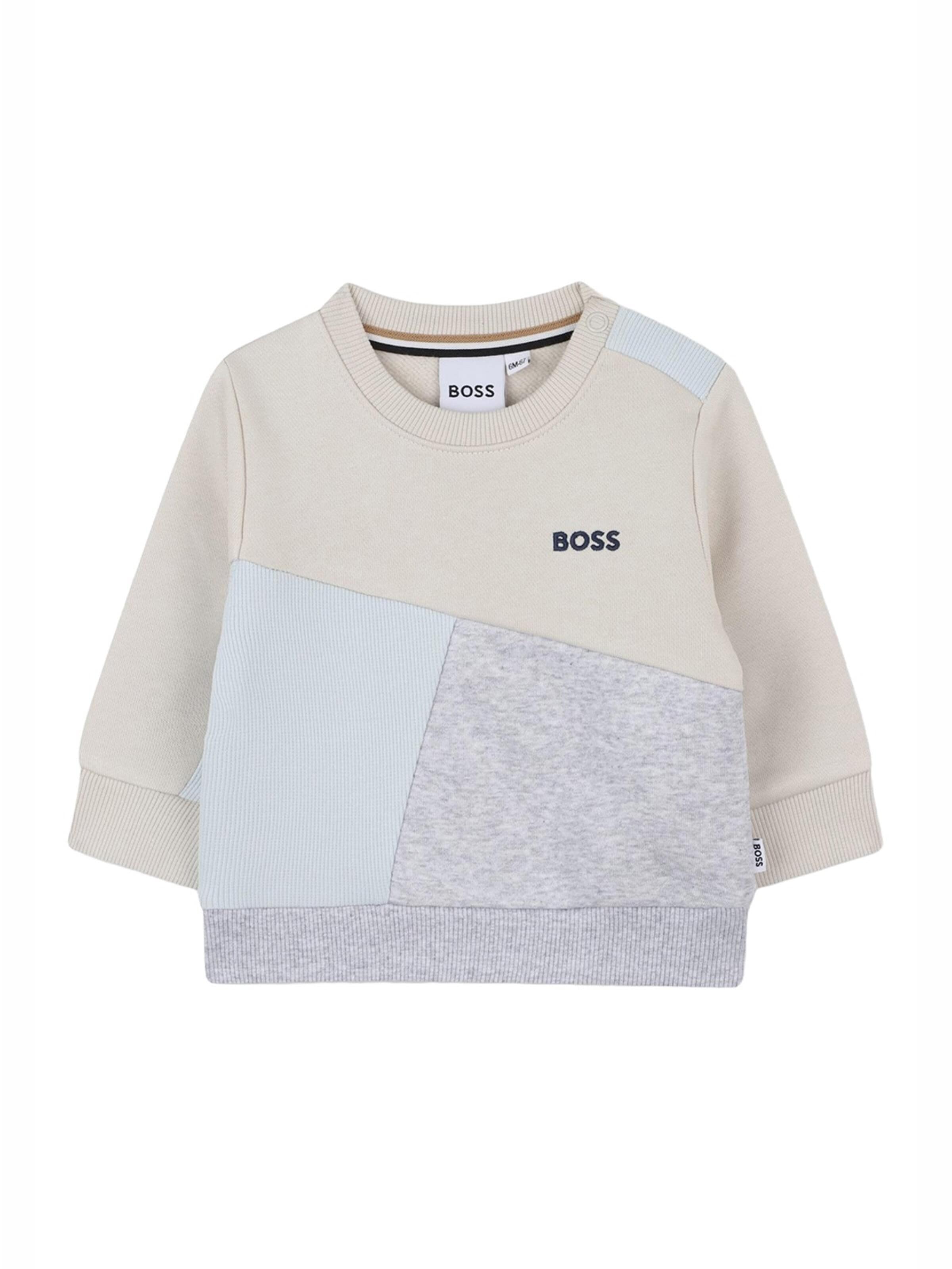 BOSS Sweatshirt in Beige: front