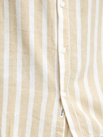 !Solid Regular fit Button Up Shirt ' SDFried ' in Brown