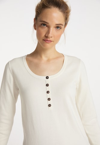 Pull-over DreiMaster Vintage en blanc