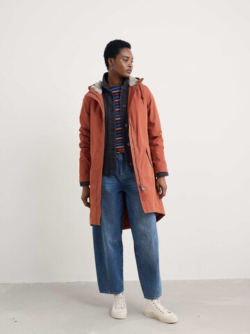 Seasalt Cornwall Wintermantel 'Plant Hunter' in Braun