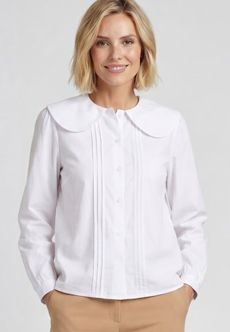 Usha Blouse in White: front