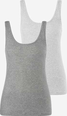 LASCANA Undershirt in Grey: front