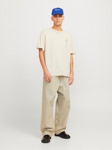 JACK & JONES T-shirt 'JJJACKIE' i beige