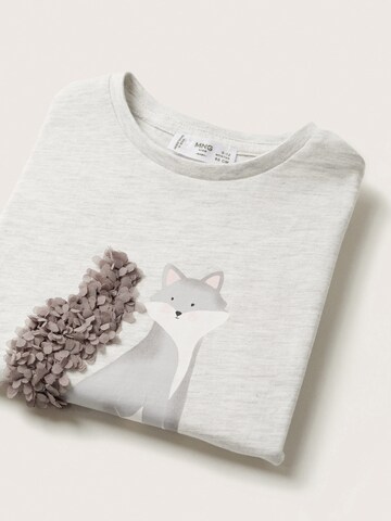 MANGO KIDS T-shirt 'LOVELY' i grå