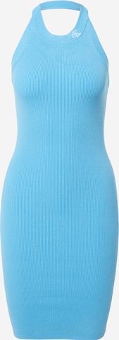 Calvin Klein Jeans Stickad klänning i blå: framsida