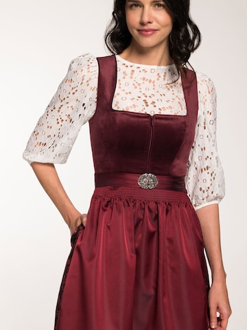 SPIETH & WENSKY Dirndl 'Genua' in Rot