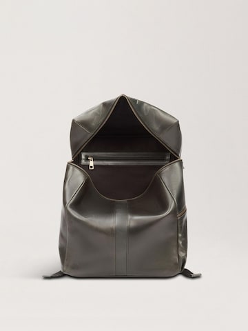 NEGOTIA Leather Backpack 'Kova' in Black