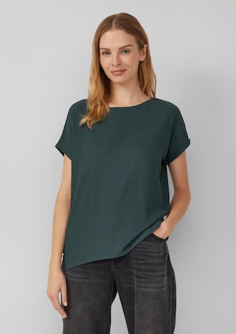 T-shirt s.Oliver en vert : devant