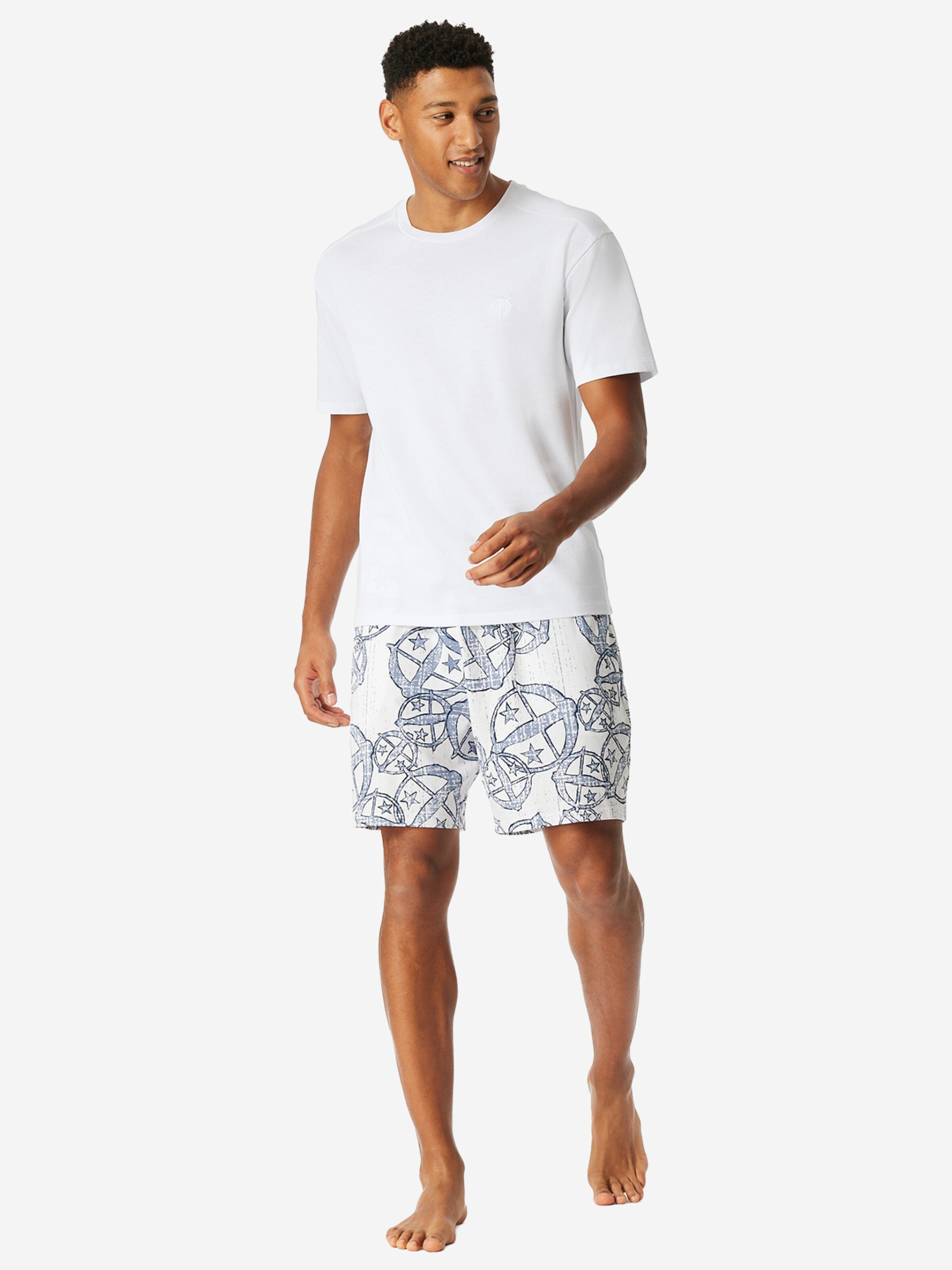 T-Shirt ' SCHIESSER 150 YEARS ' SCHIESSER en blanc