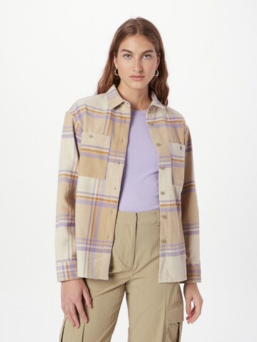 Iriedaily Between-season jacket 'Flannie' in Beige: front