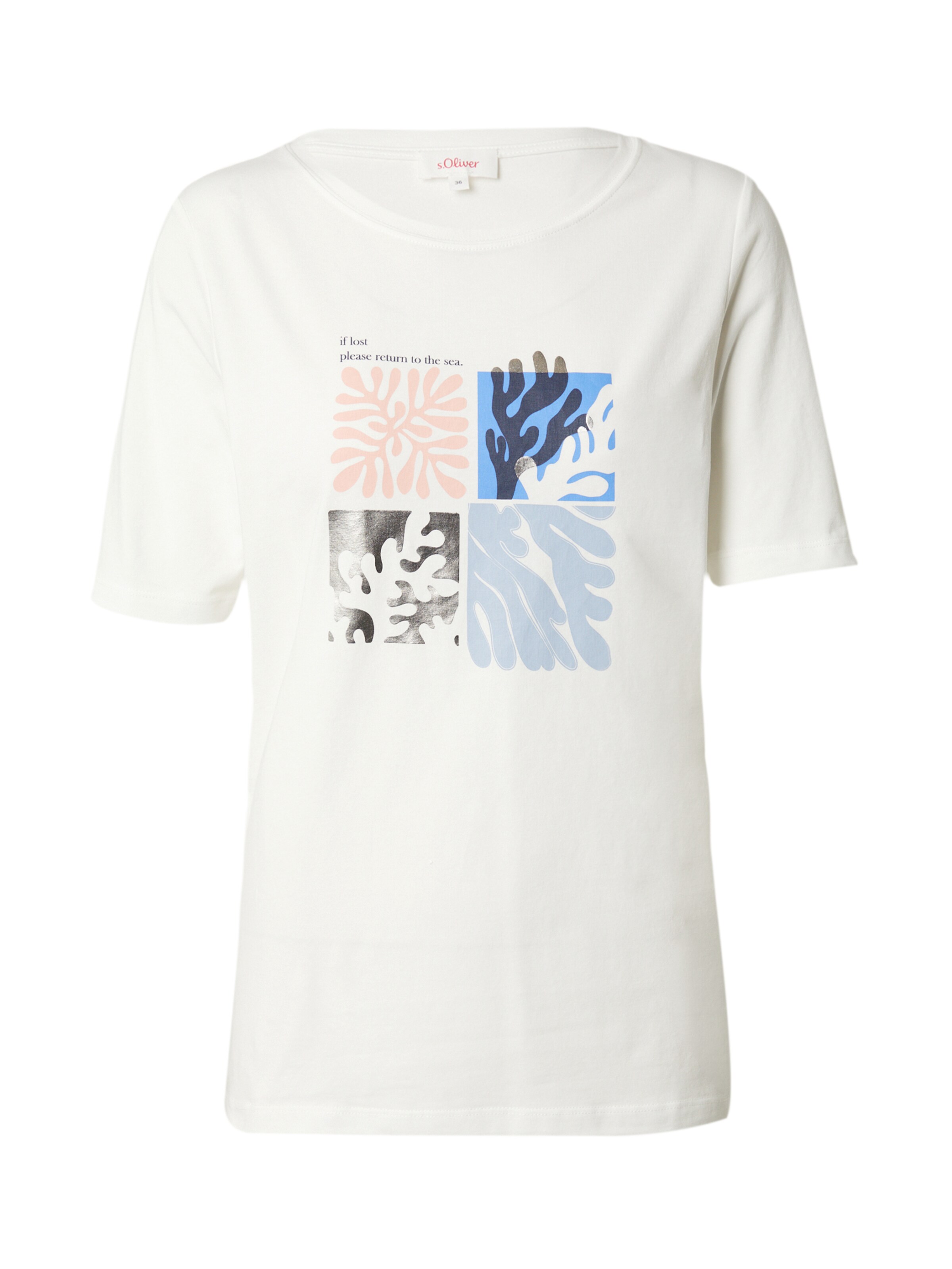 s.Oliver Shirt in White: front
