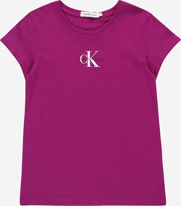 Calvin Klein Jeans - Camisola em roxo: frente