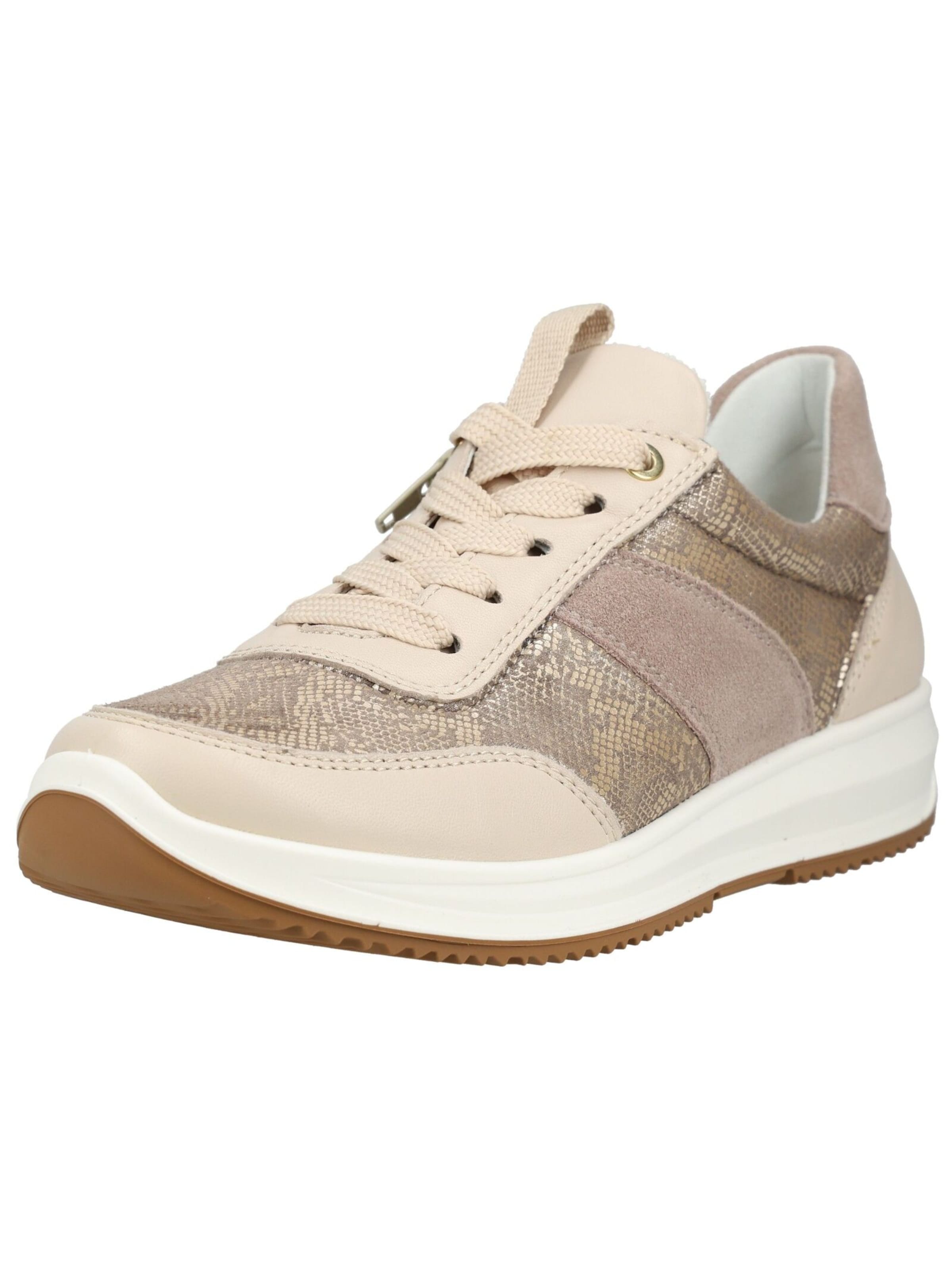 ARA Platform trainers in Beige: front