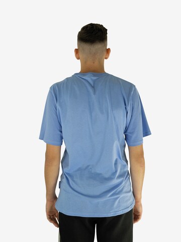Qualle Shirt '100% Respekt' in Blue