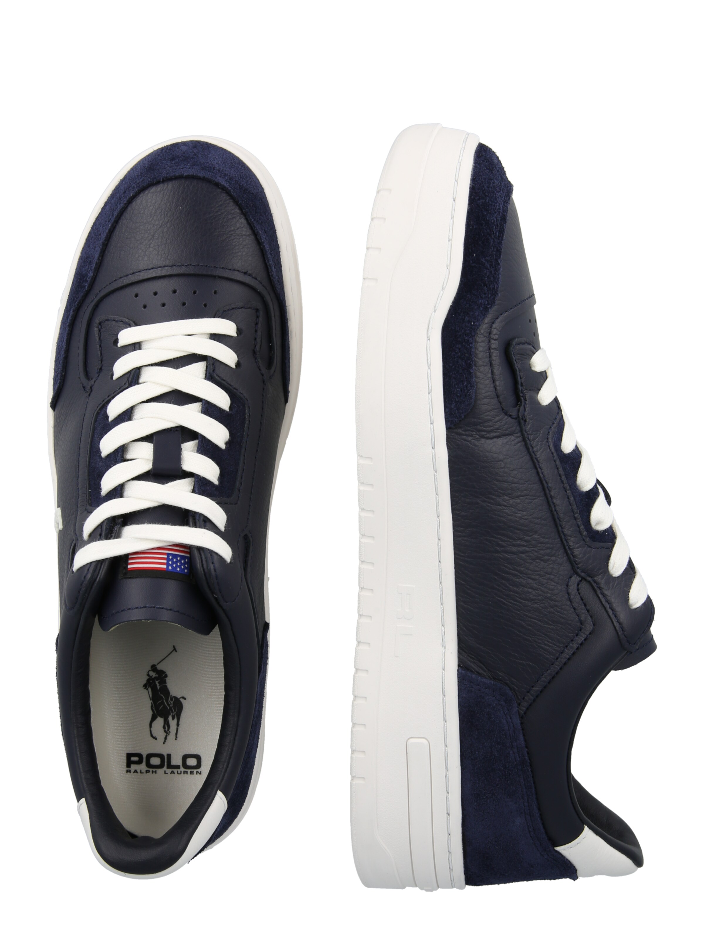 Baskets basses 'KENMARE' Polo Ralph Lauren en bleu
