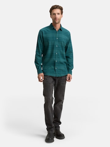 Coupe regular Chemise TOM TAILOR en vert