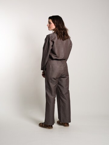WEARABLE STORIES Blouse 'Posh' in Brown