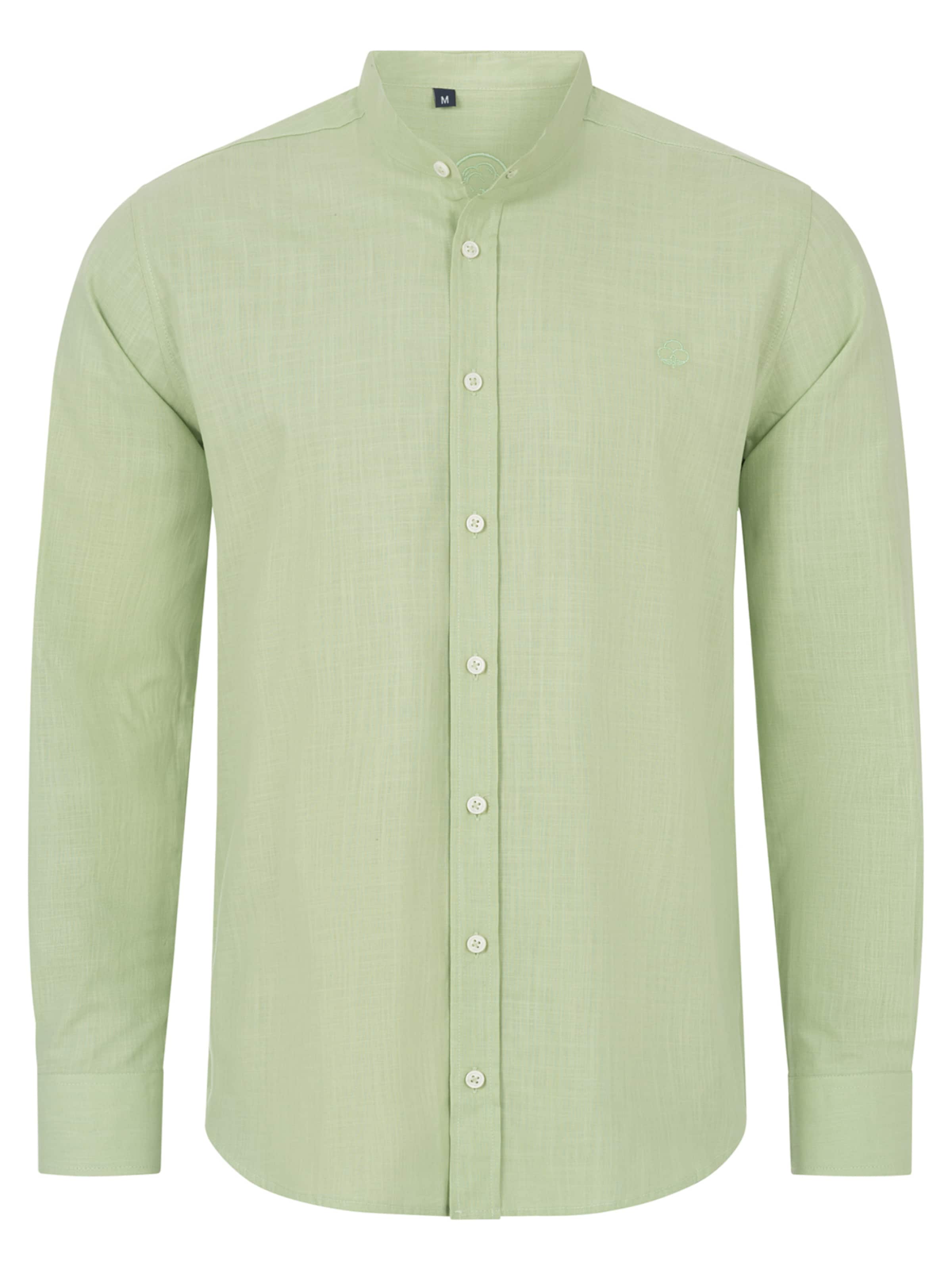 Indumentum Regular Fit Hemd in Grün: Vorderseite